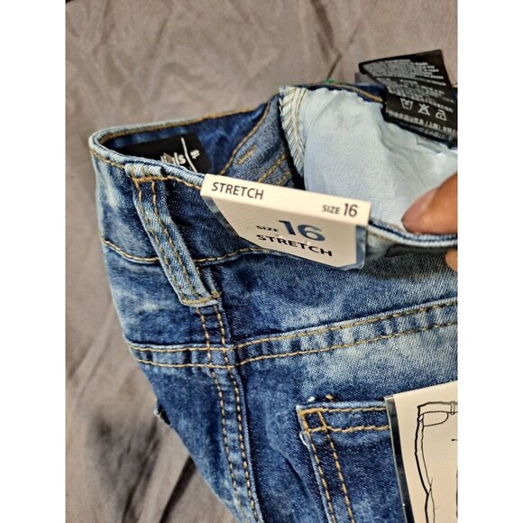 NWT Sp Essentials Active Flex Women Distressed Trendy Stylish Jeans, Size 16 - Picture 7 of 12